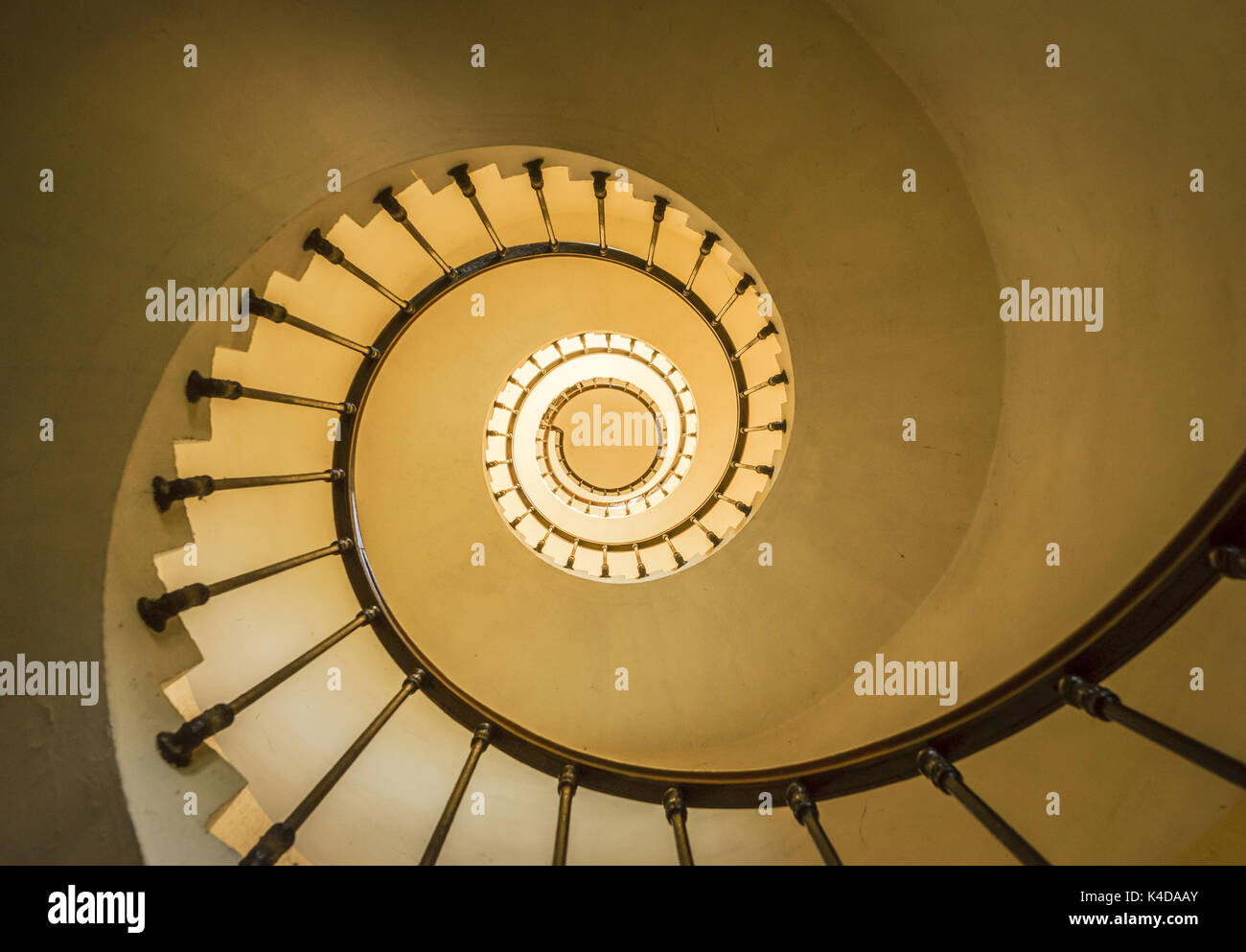 circular stair phare de richard Stock Photo