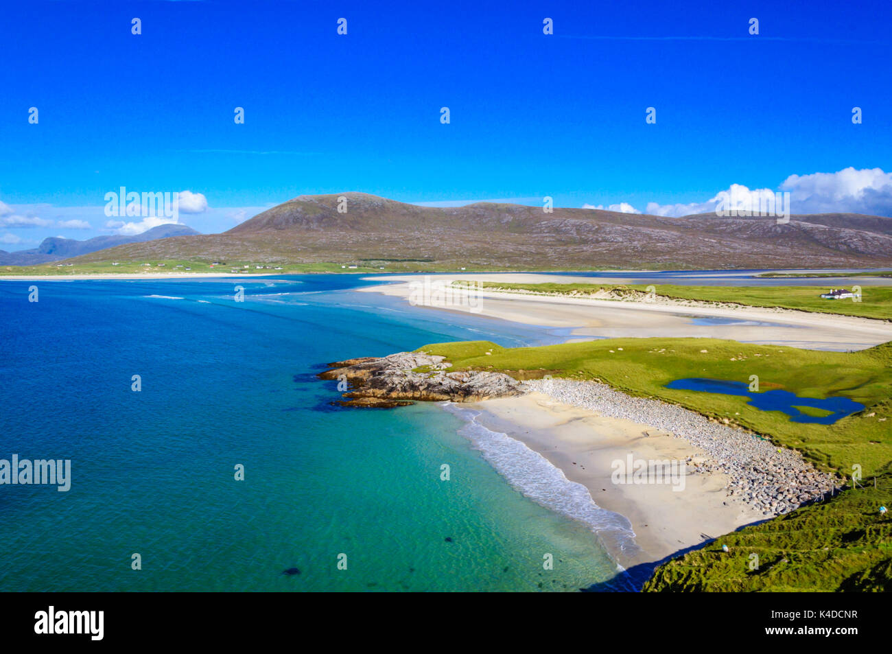Luskentyre beach on the west coast of the Isle of Harris, Outer