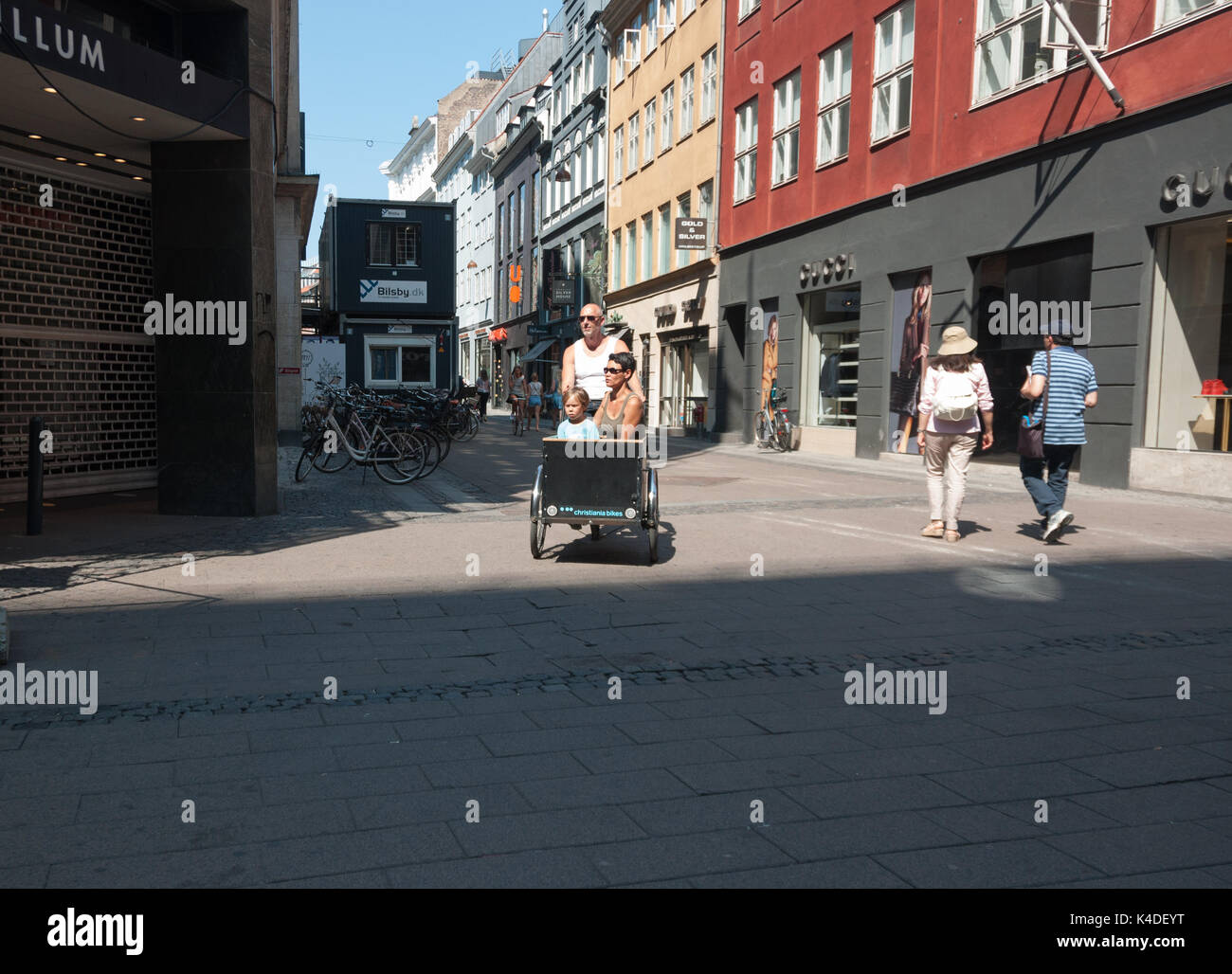 Copenhagen, Denmark  Stroget Stock Photo