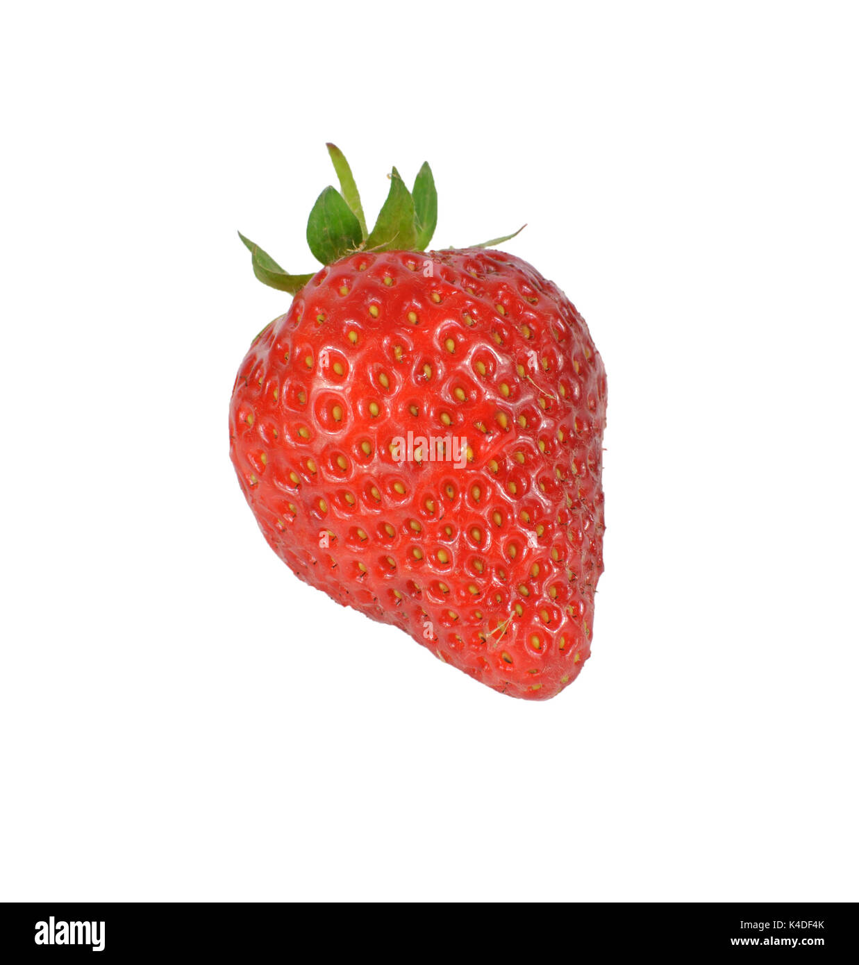 Fresh strawberry isolated on white background Stock Photo - Alamy