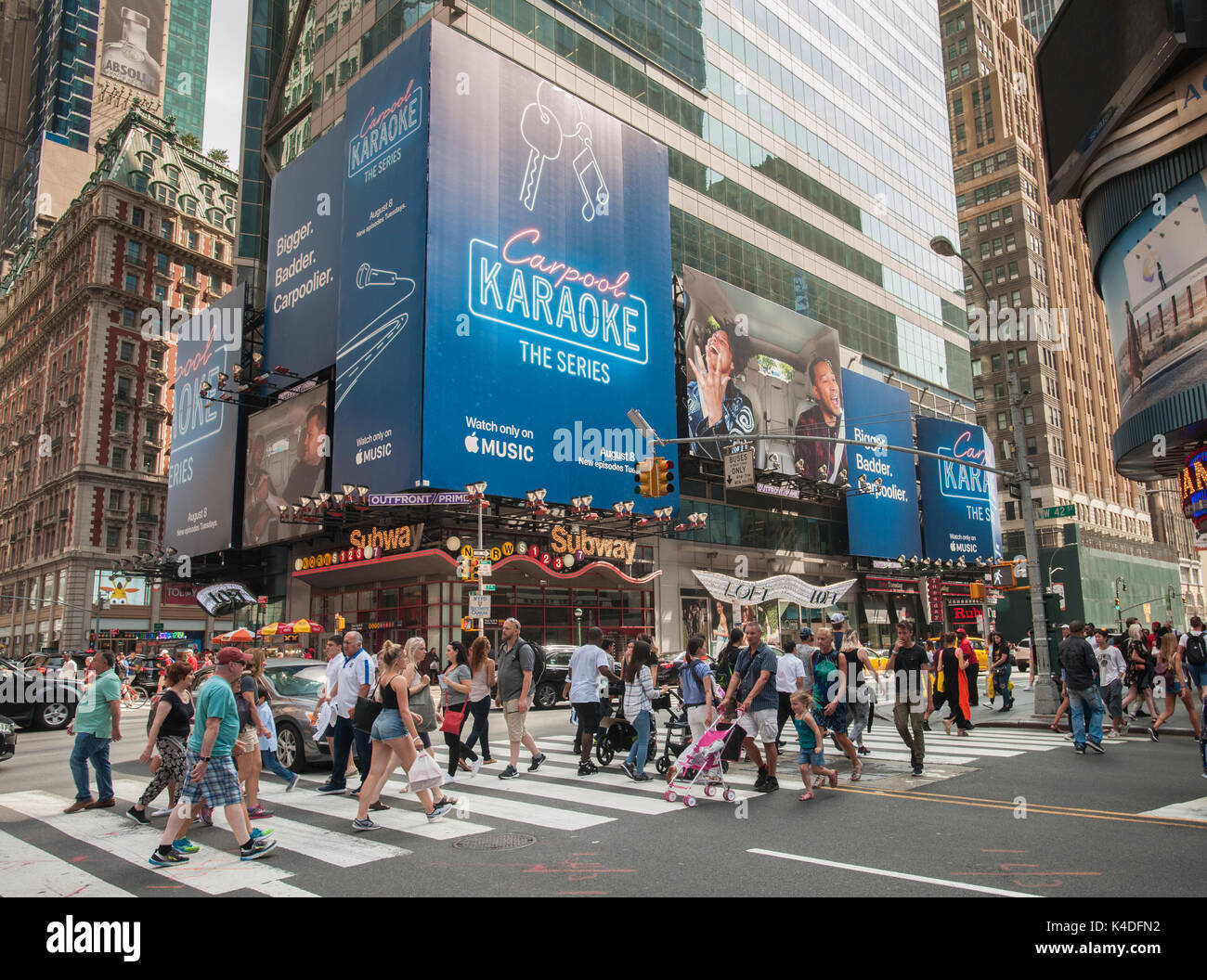 An Advertisement To Promote The Streaming Television Show Carpool Stock Photo Alamy