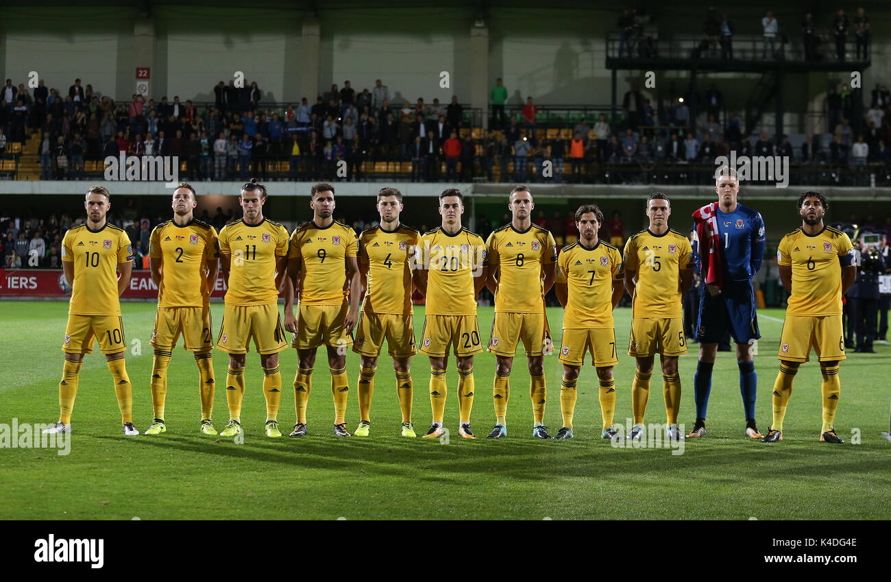 Wales Team Group Before The 2018 Fifa World Cup Qualifying D Wales Team Group Before The 2018 Fifa World Cup Qualifying D Match At Stadionul Zimbru In Chisinau Moldova Press Association Photo
