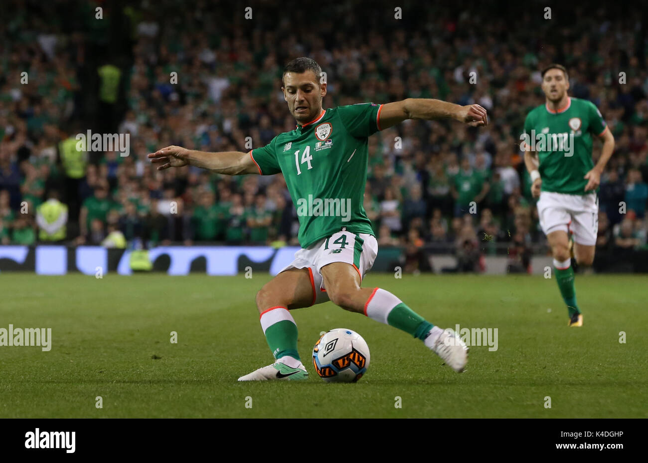 Republic Of Ireland S Wes Hoolahan During The 2018 Fifa World Cup Republic Of Ireland S Wes Hoolahan During The 2018 Fifa World Cup Qualifying Group D Match At Aviva Stadium Dublin