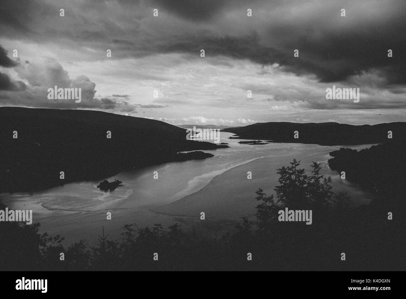Scottish landscape scenery Black and White Stock Photos & Images - Alamy