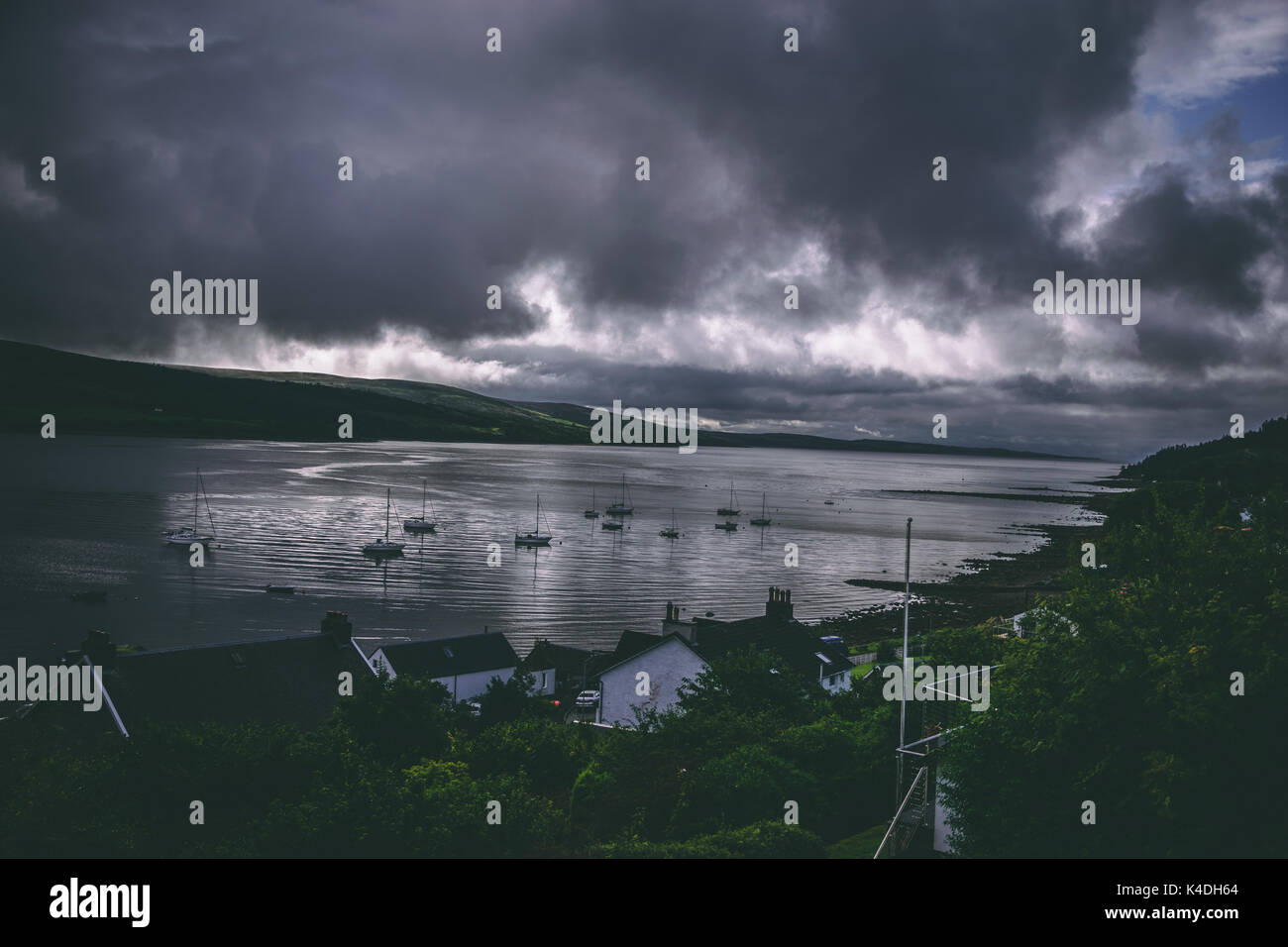 Scottish Highland Loch Stock Photo Alamy