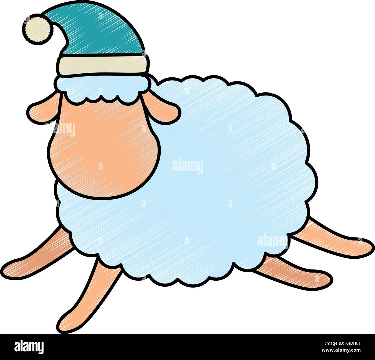 cute sheep character icon vector illustration design Stock Vector Image ...