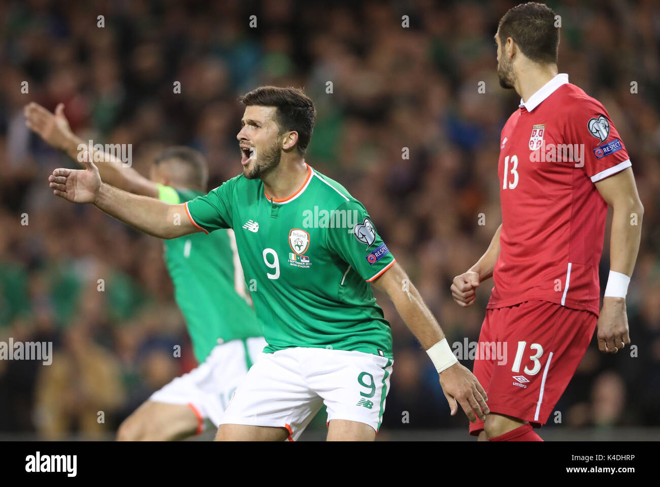 Republic Of Ireland S Shane Long During The 2018 Fifa World Cup Republic Of Ireland S Shane Long During The 2018 Fifa World Cup Qualifying Group D Match At Aviva Stadium Dublin