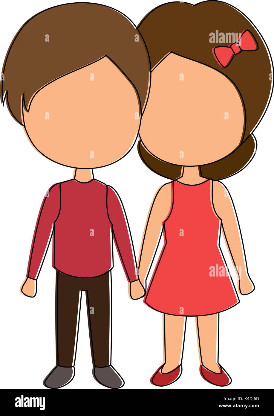 cute couple in love vector illustration design Stock Vector Image & Art ...
