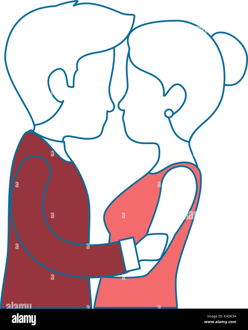 Cute Couple In Love Kissing Vector Illustration Design Stock Vector Image Art Alamy Cute Couple In Love Kissing Vector Illustration Design Stock Vector Image Art Alamy