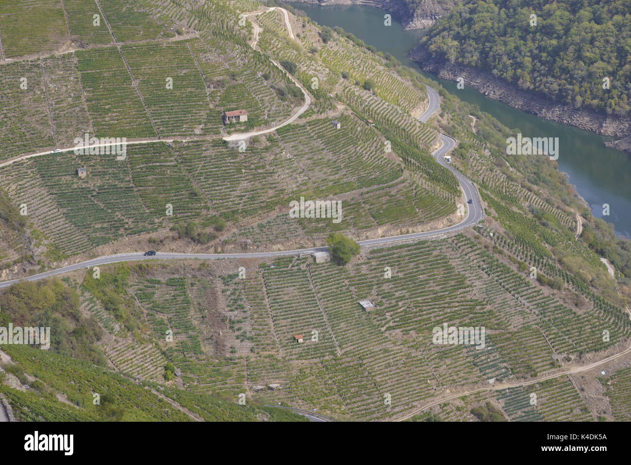 Rio Sil landscape, Galicia, Spain Stock Photo - Alamy