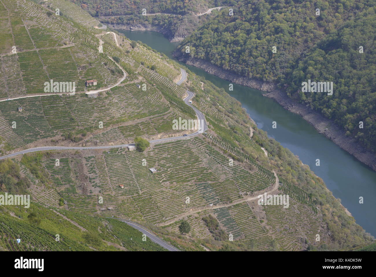 Rio Sil landscape, Galicia, Spain Stock Photo - Alamy