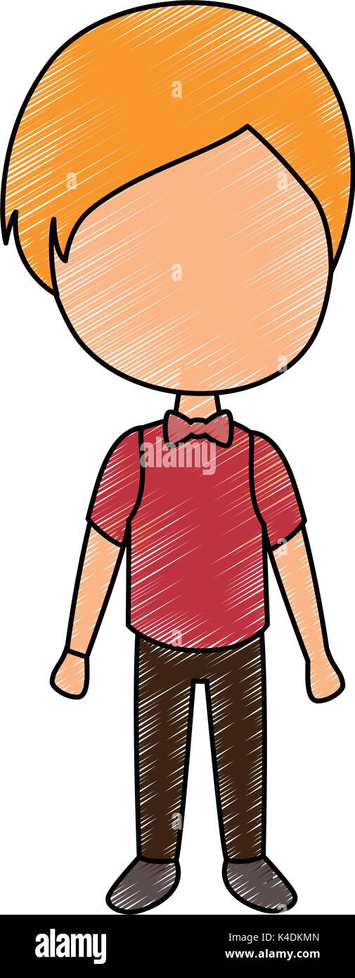 cute and little boy Stock Vector Image & Art - Alamy