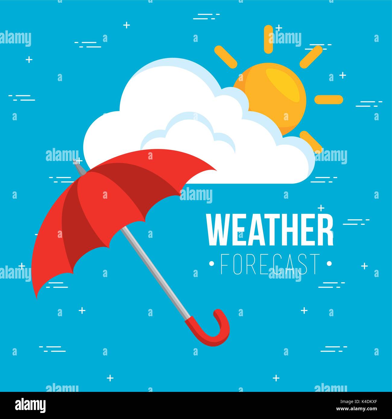 rainy weather forecast Stock Vector Image & Art Alamy