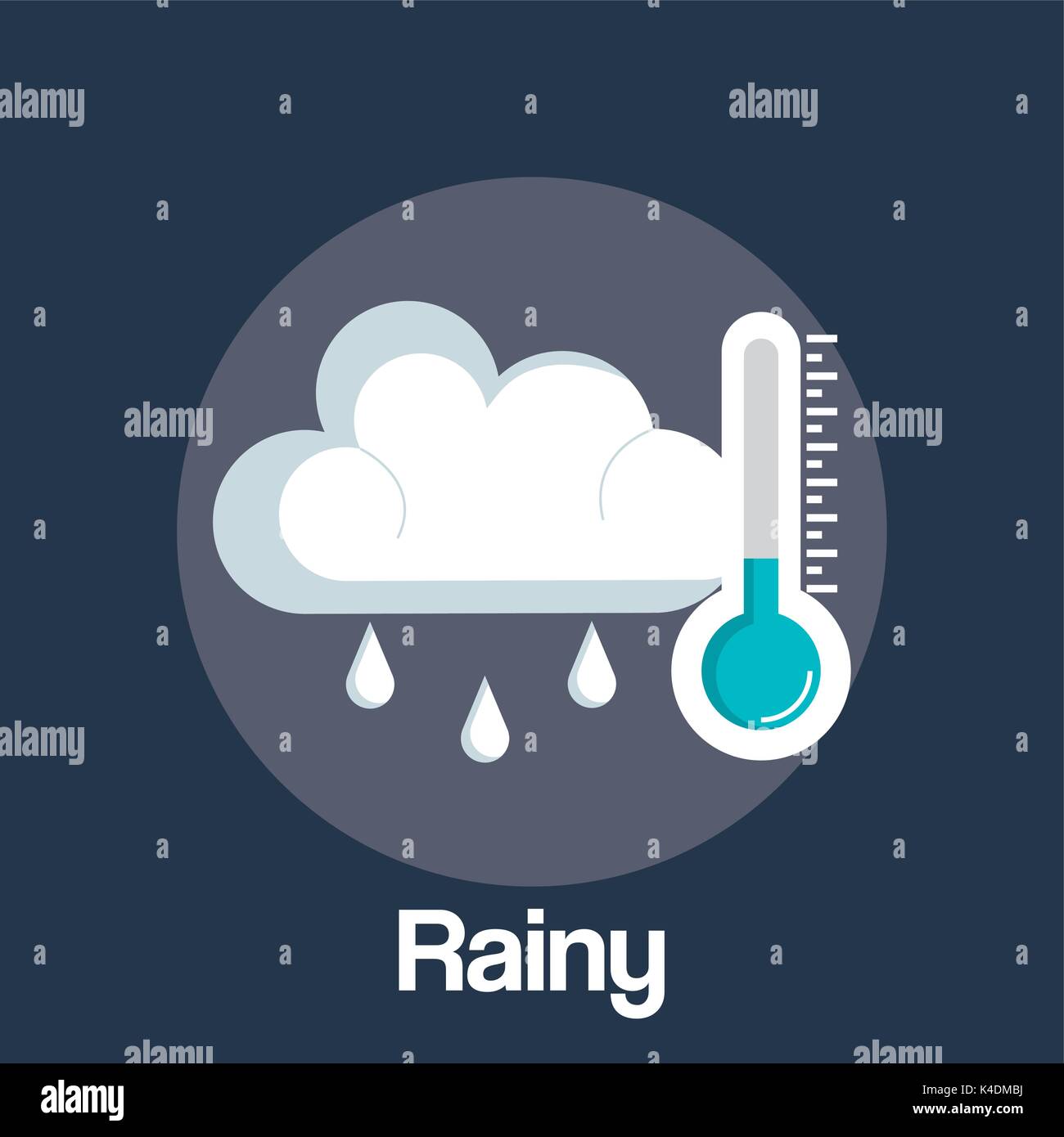 rainy weather status icon Stock Vector Image & Art Alamy