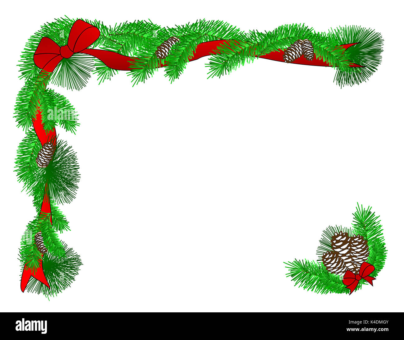 Christmas border Cut Out Stock Images & Pictures - Alamy