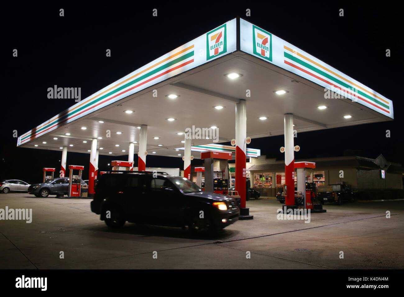 Trying to Get Gas Realize Pumps are Empty Prior to Hurricane Irma at a