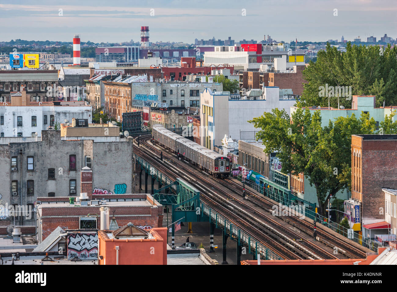 Bronx skyline, Southern Boulevard, New York City Stock Photo Alamy