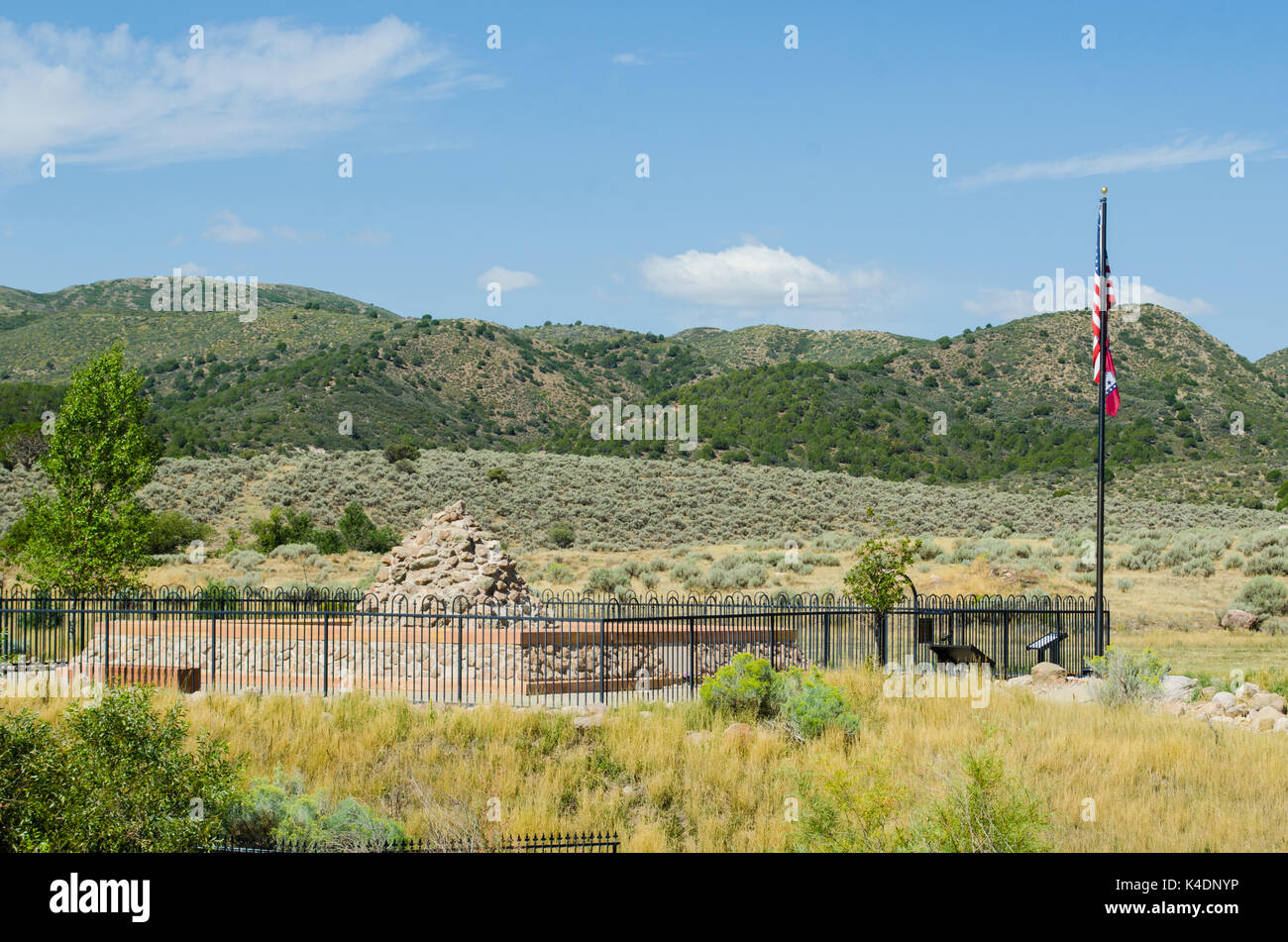 Mountain Meadows Massacre site, southern Utah Stock Photo Alamy