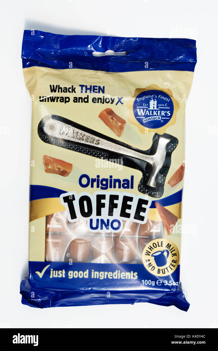 Walkers toffee uno Stock Photo