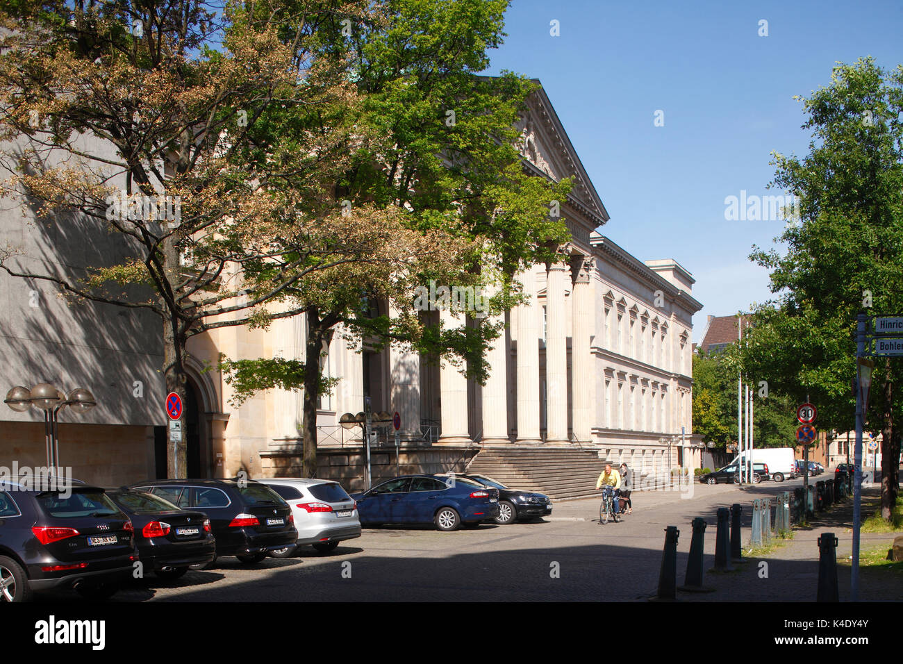 Niedersächsischer Landtag, Parlament, Leineschloß, Hannover, Niedersachsen, Deutschland, Europa   I  Leineschloß Castle, Lower Saxon State Parliament, Stock Photo