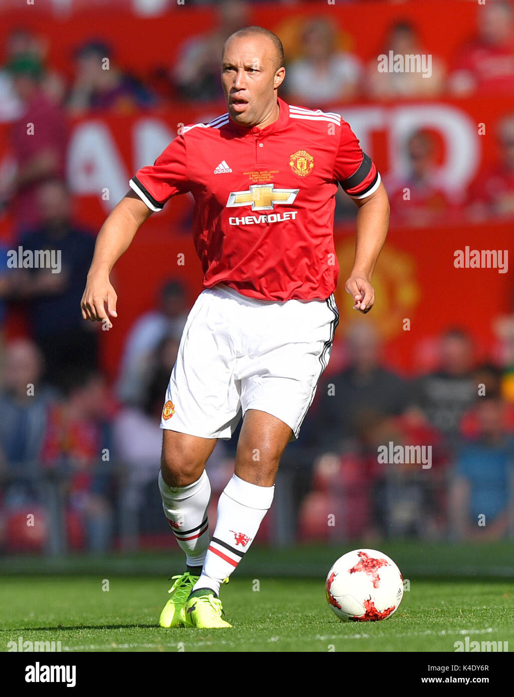 Mikael Silvestre, Manchester United Legends Stock Photo