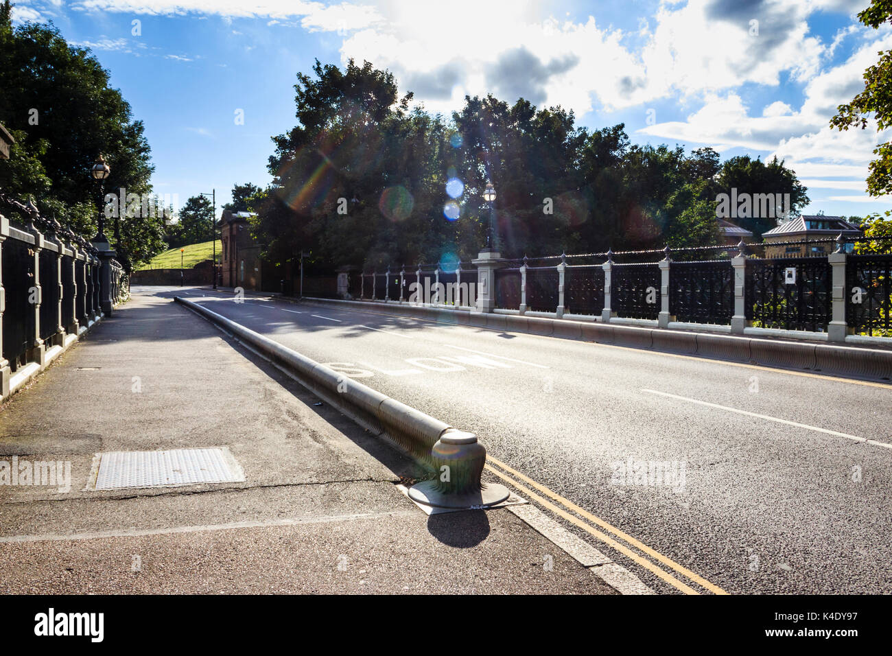 Hornsey Lane Bridge, the Victorian 'Highgate Archway', infamous for numerous suicides Stock Photo