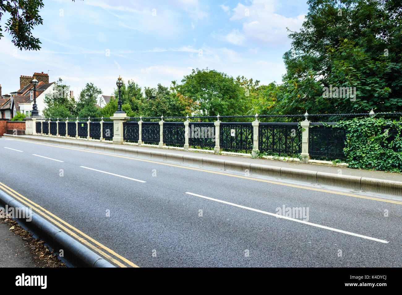 Hornsey Lane Bridge, the Victorian 'Highgate Archway', infamous for numerous suicides Stock Photo