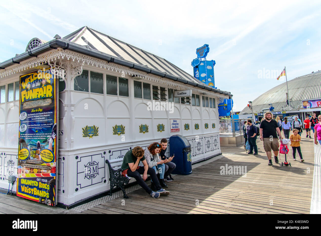 Public toilets on coast hires stock