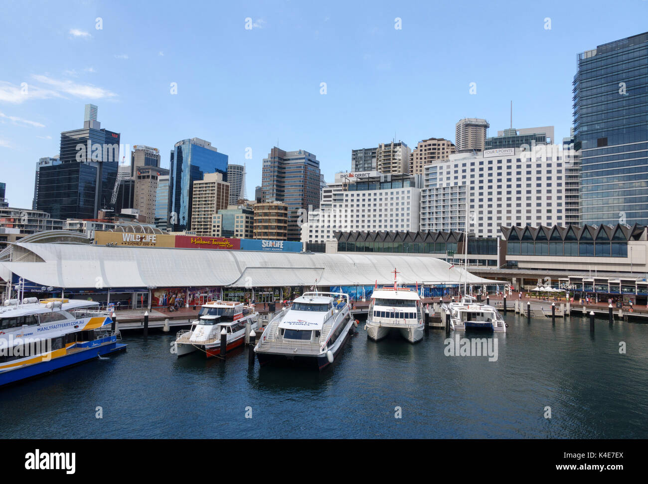 Sydney Skyline At Sydney Sea Life Aquarium, Madame Tussauds Wild Life ...