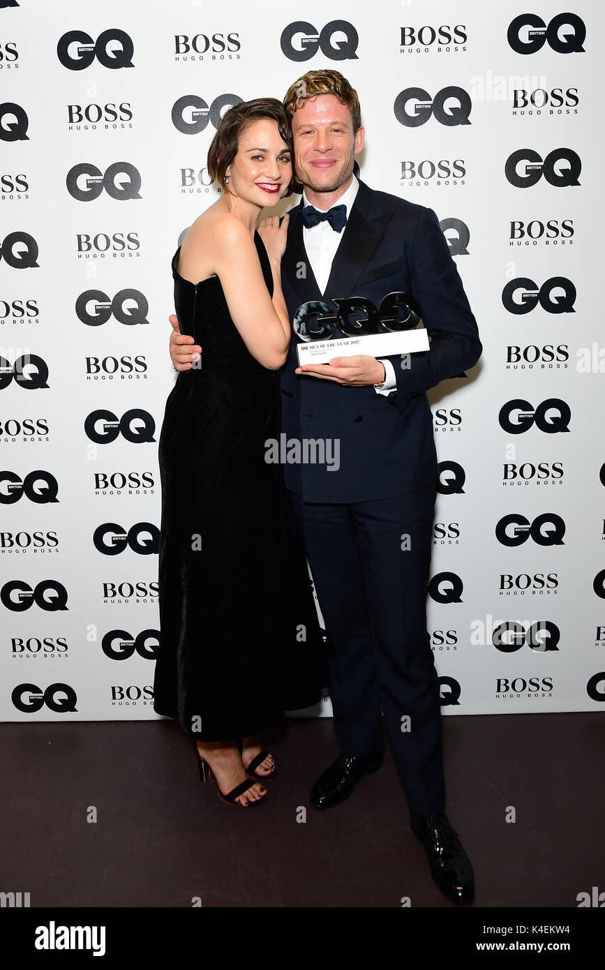 James Norton with his Breakthrough Actor award poses with Tuppence