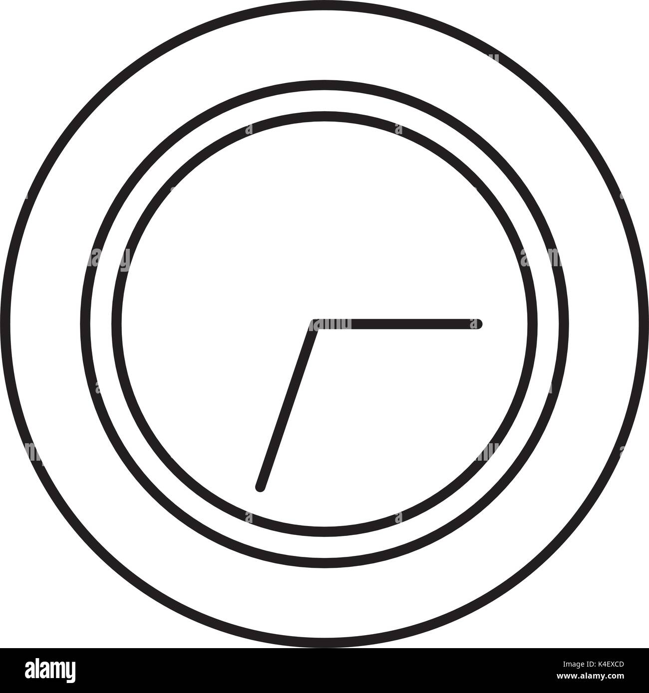 Time clock symbol Stock Vector Image & Art Alamy