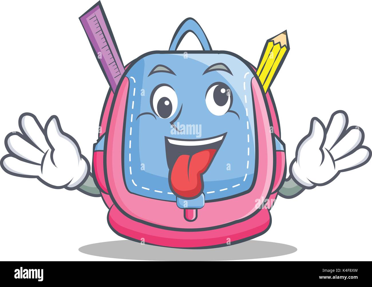 Crazy school bag character cartoon Stock Vector Image & Art - Alamy Crazy school bag character cartoon Stock Vector Image & Art - Alamy