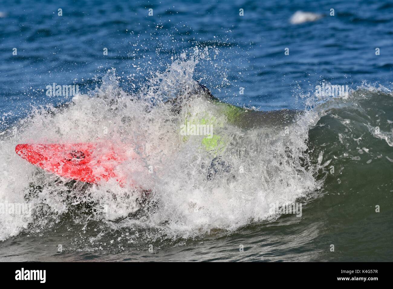 Beach Wave Riding Rafts Waves surfer board hi-res stock photography and images - Alamy