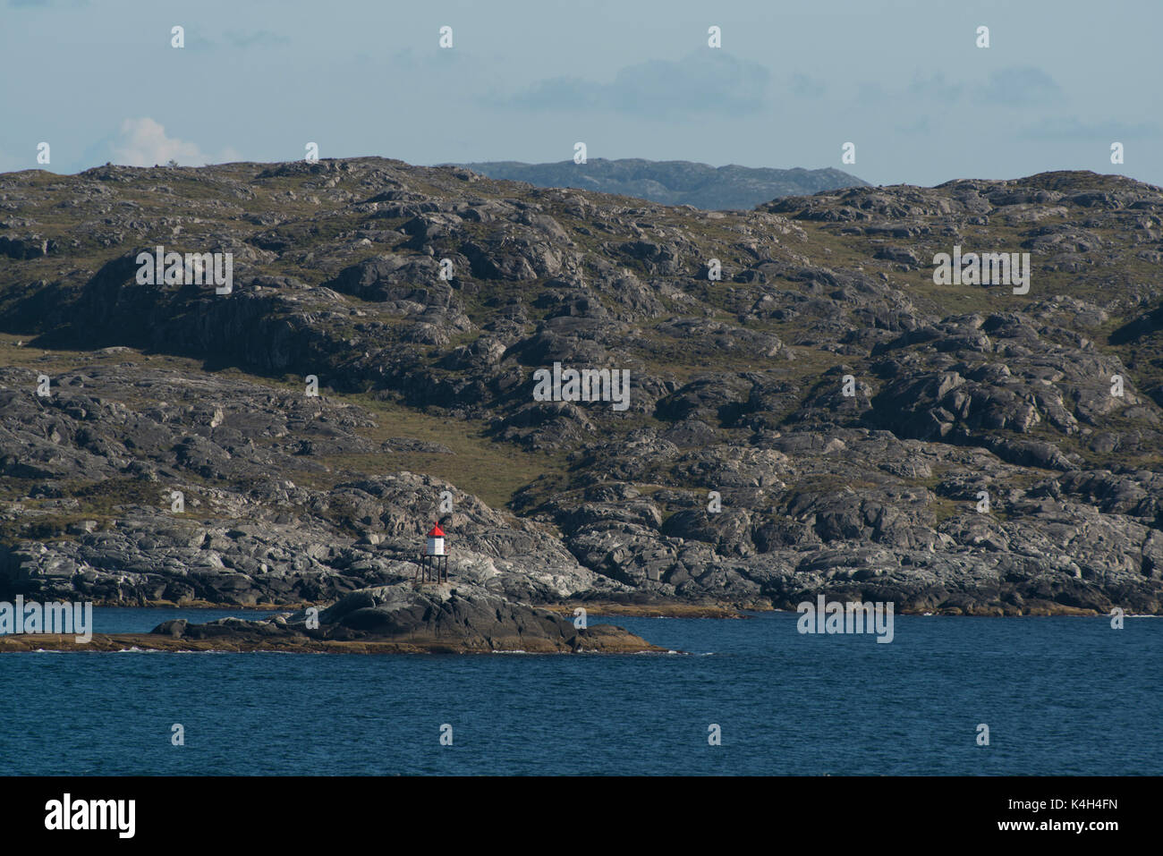 A Norwegian fjord on approach to Stavanger. credit LEE RAMSDEN / ALAMY ...