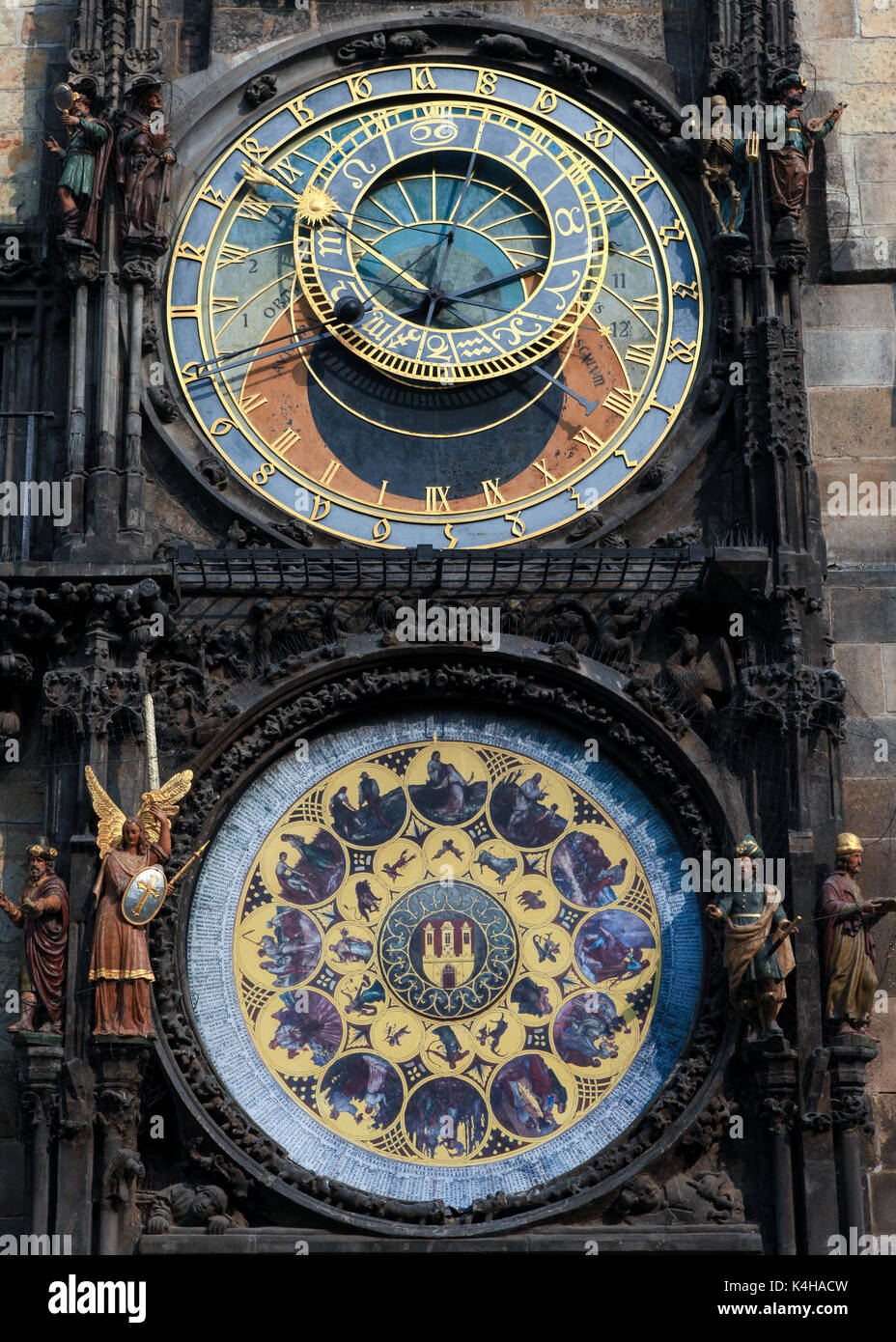 The famous Astronomical clock of Prague, Czech Republic Stock Photo Alamy