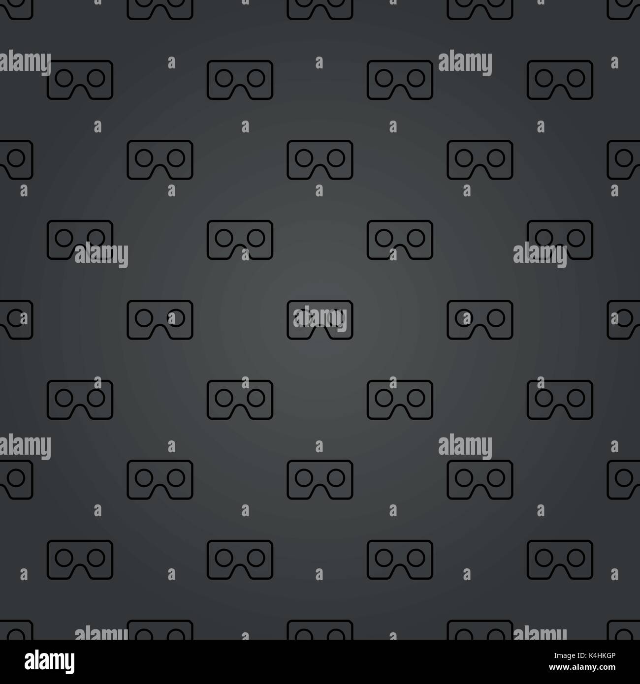 Seamless Vector Pattern With VR Logos Stock Vector Image & Art - Alamy