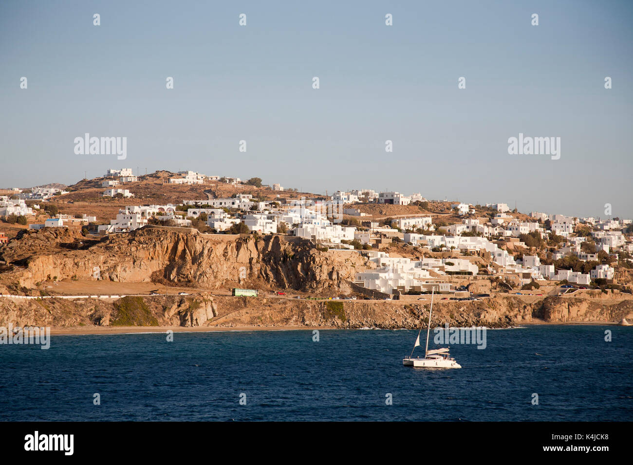 Mikonos island, Cyclades, Aegean Sea, Greece, Europe Stock Photo