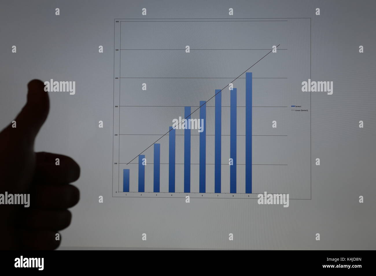 Larger sales graph hi-res stock photography and images - Alamy