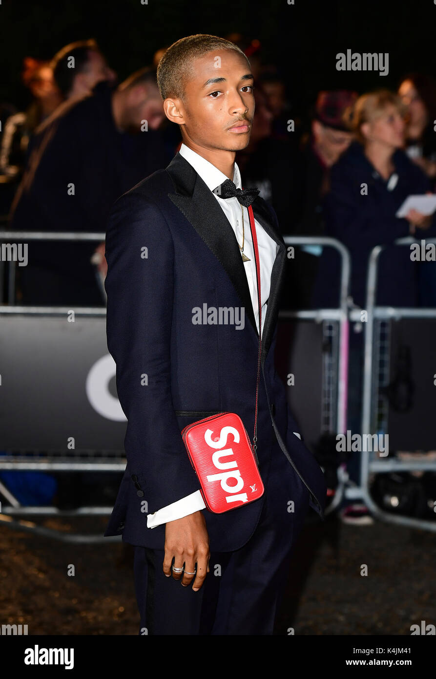 Bag red, Supreme x Louis Vuitton of Jaden Smith in his clip ICON