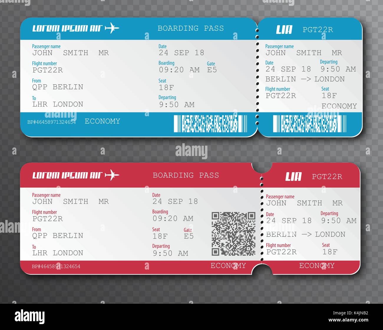 Premium Vector, Plane ticket. airline boarding pass template. airport and  plane pass document.