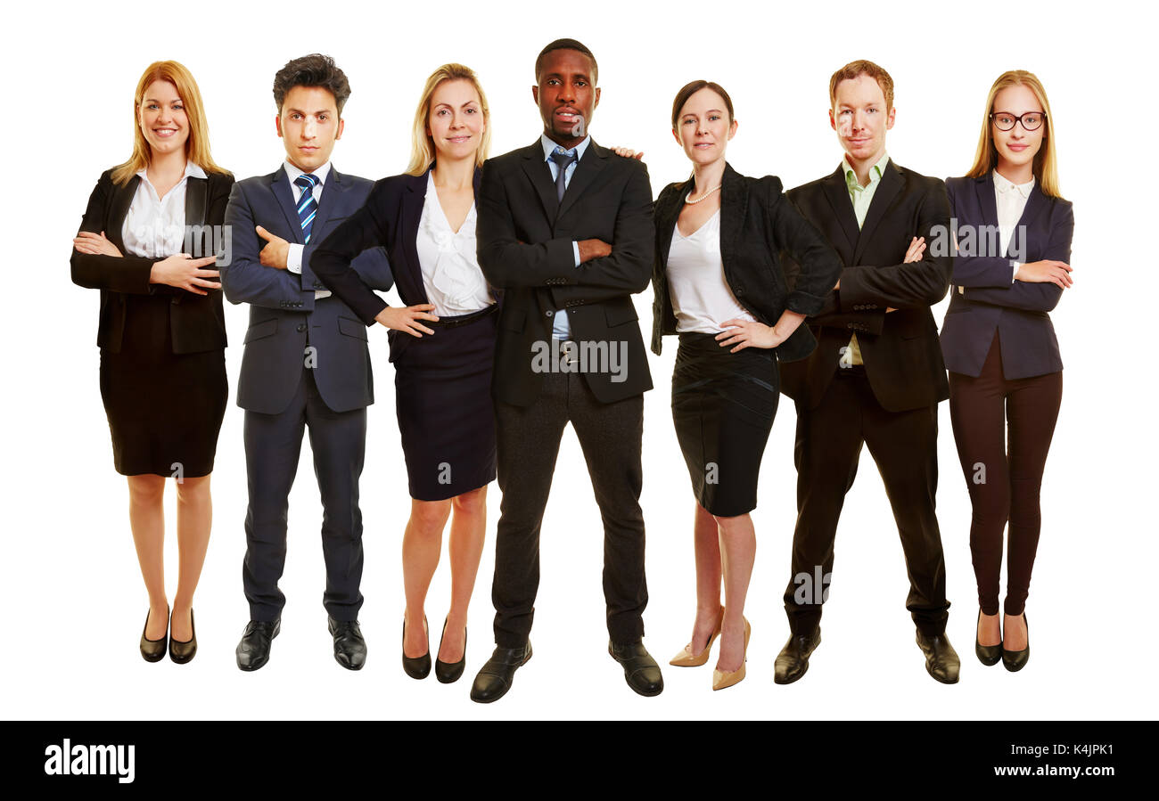 Successful business team stand together as group Stock Photo Alamy