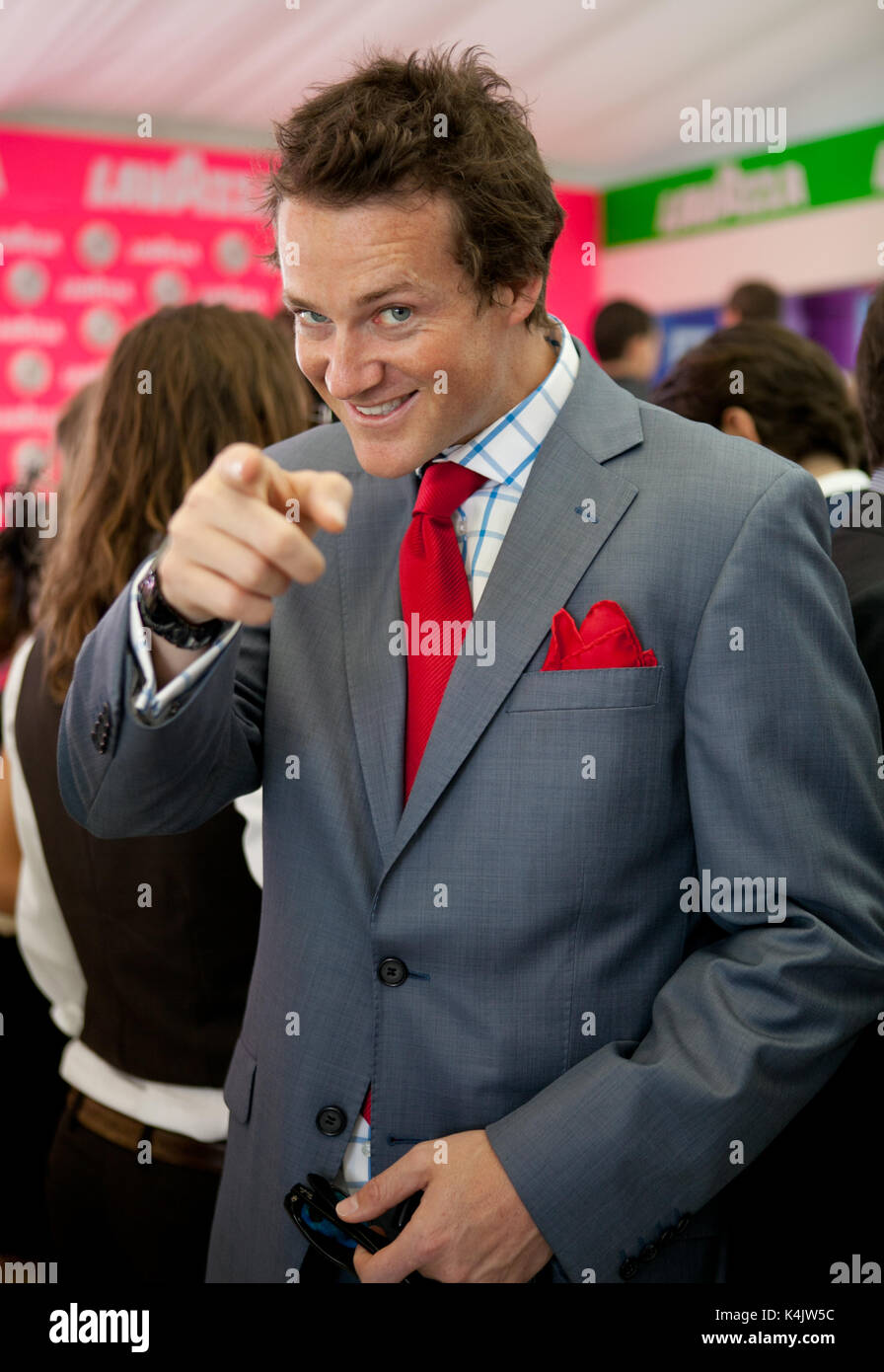 Jules Lund at the Melbourne Cup, Tuesday, November 6, 2012. Stock Photo