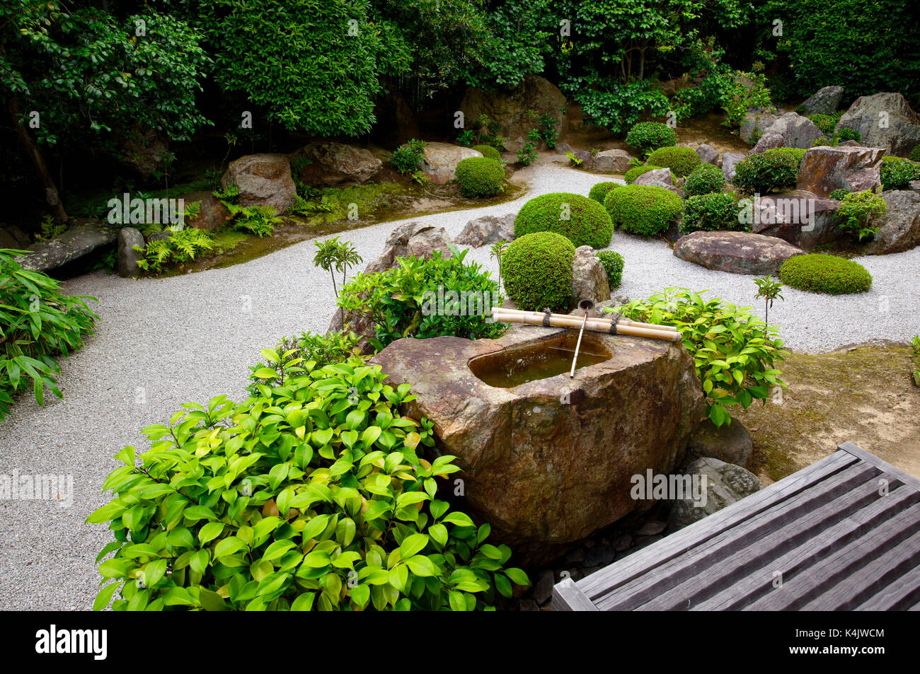 Taizo-in temple Zen garden, Kyoto, Japan, Asia Stock Photo