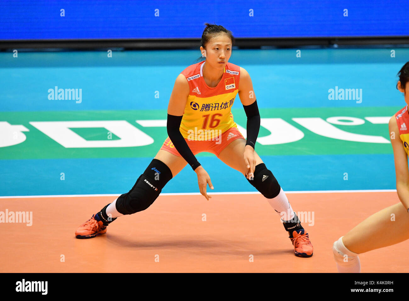 Tokyo, Japan. Credit: MATSUO. 6th Sep, 2017. Xia Ding (CHN) Volleyball ...