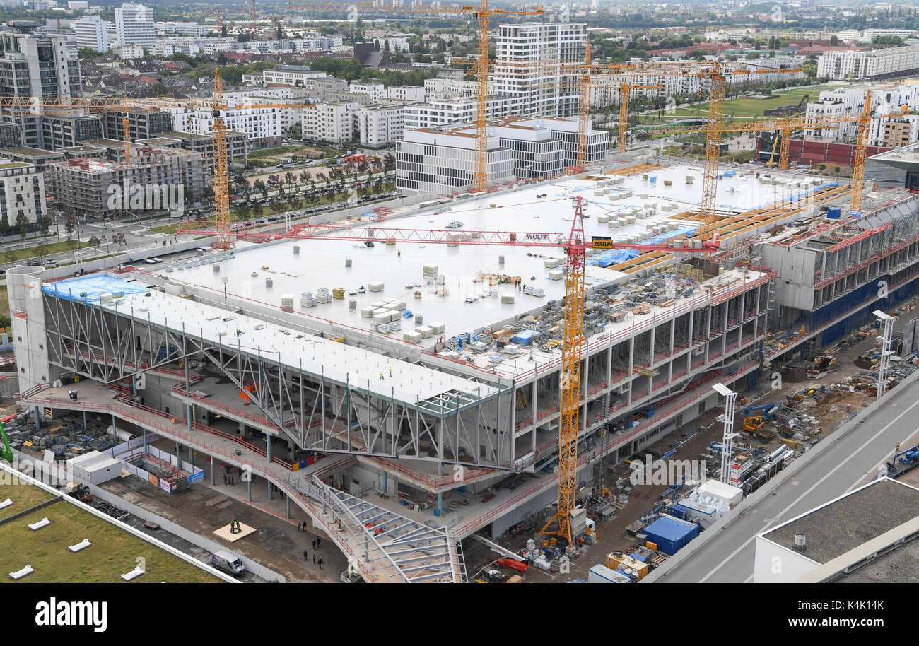 The Finished Shell Construction Of The New Exposition Hall 12 In Stock Photo Alamy