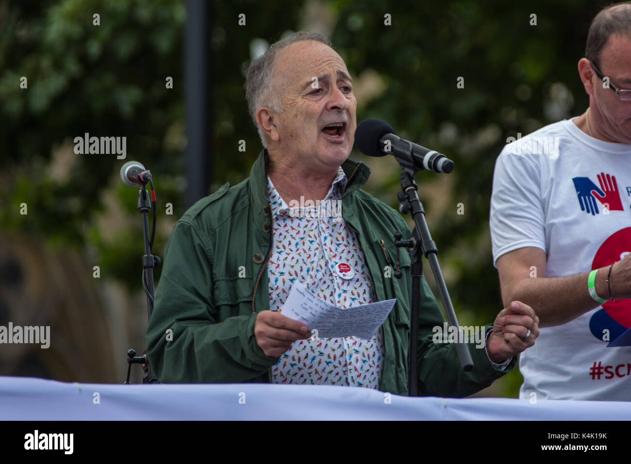 London, UK. 6th Sep, 2017. Sir Tony Robinson, actor and TV presenter