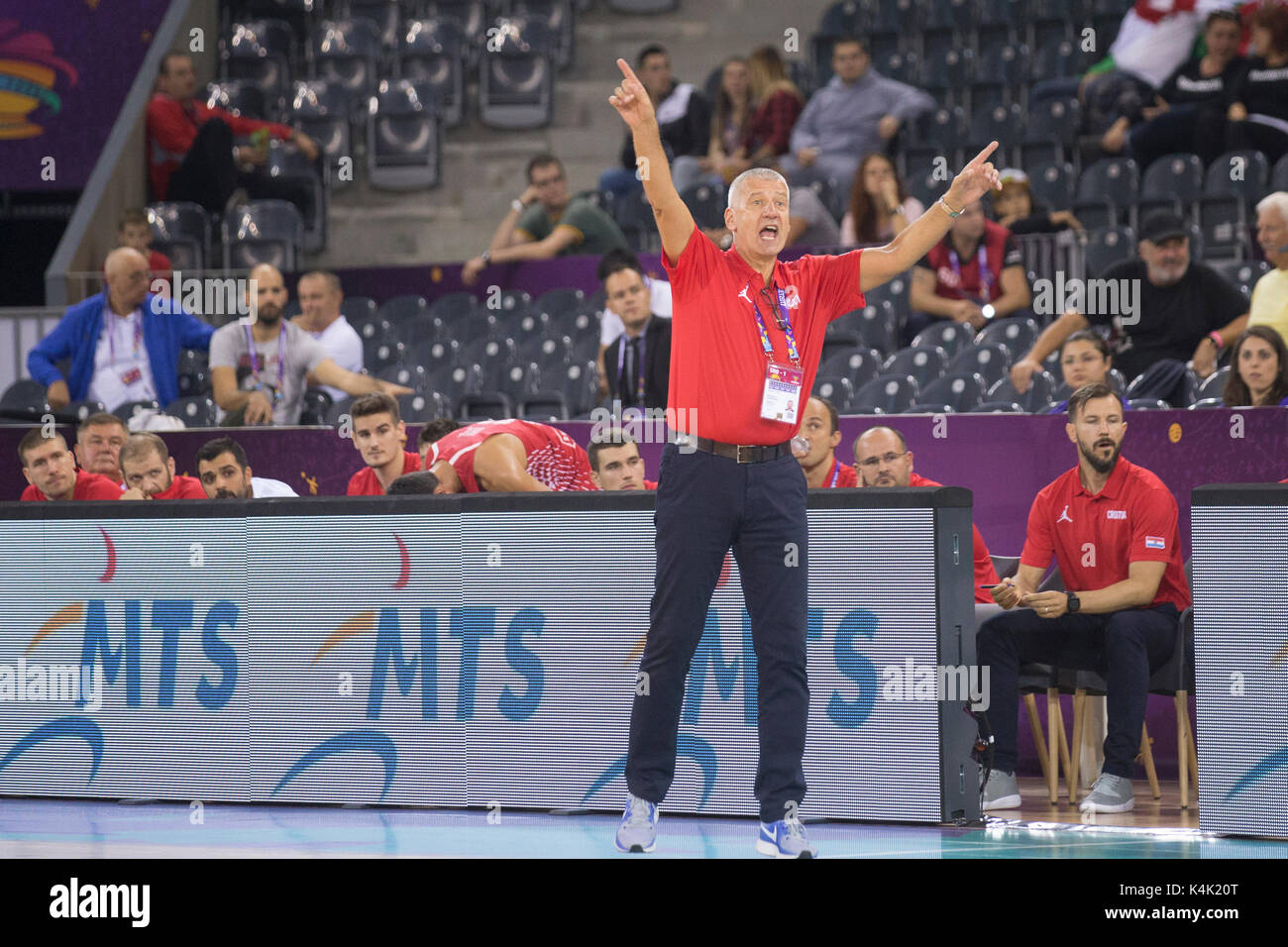 Alexandar Petrovic #coach (CRO) during the FIBA Eurobasket 2017 Stock Photo  - Alamy