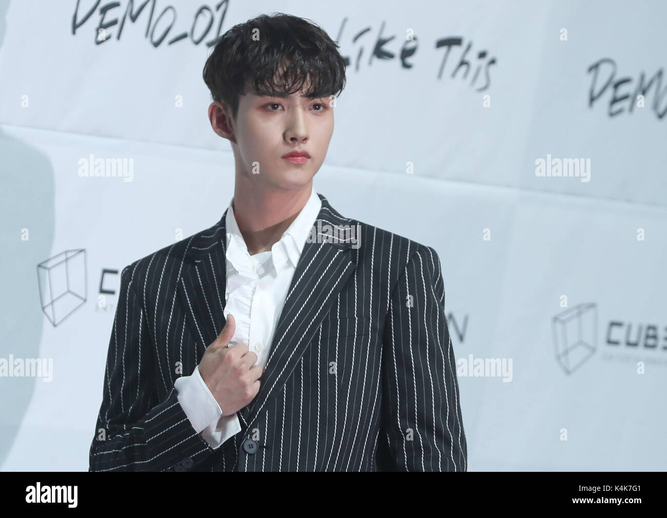 S. Korean boy group Pentagon Yeo One, a member of South Korean boy