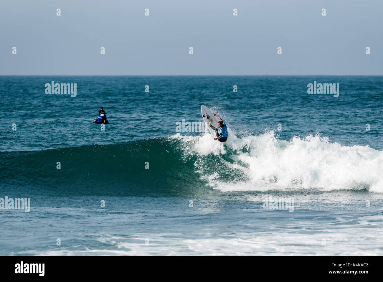 San Clemente, USA. 06th Sep, 2017. Round one of surfing at the 2017 Swatch Women's Pro at Lower Trestles, San Onofre State Beach, San Clamente, CA on September 06, 2017. Surfer: Keely Andrew (AUS). Credit: Benjamin Ginsberg/Alamy Live News  Stock Photo