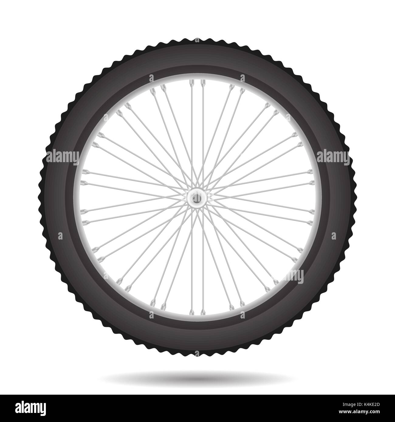 Bicycle Wheel Icon Stock Vector Image & Art Alamy